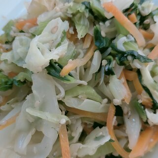 中華風 野菜のしらす和え